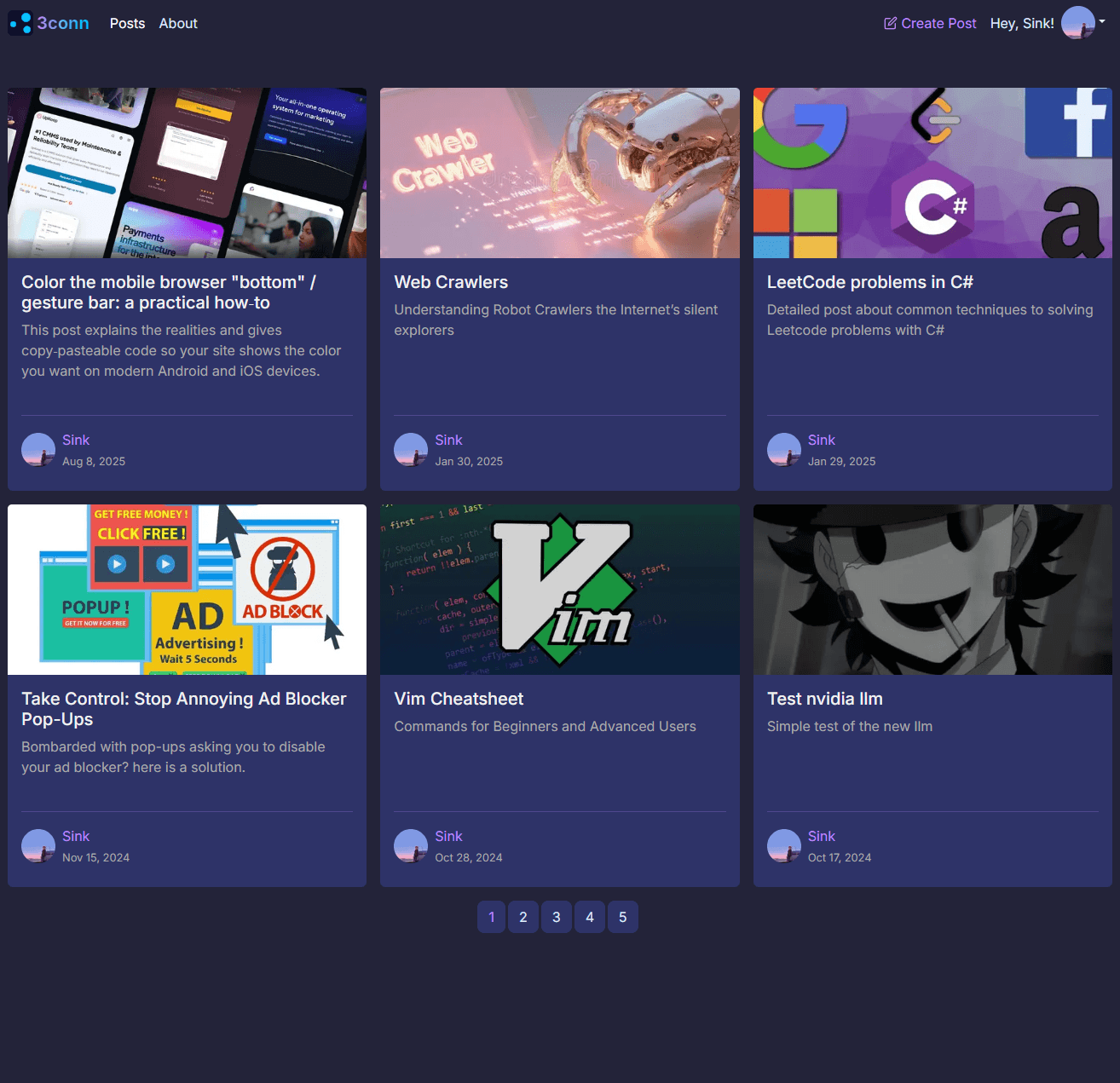 3conn project screenshot